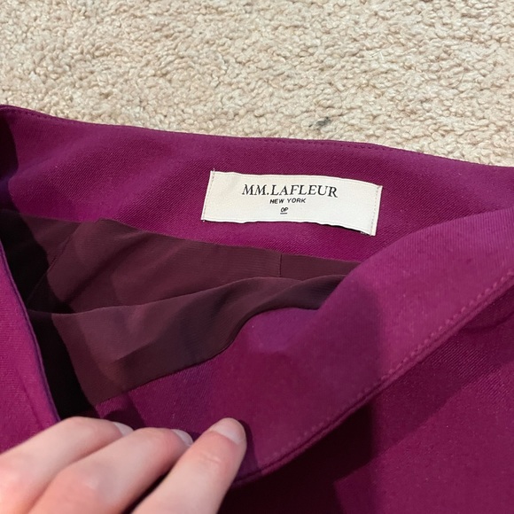 MM Lafleur Noho Skirt deep plum - Picture 2 of 3